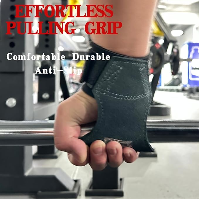 Adjustable Neoprene Padded Wrist straps for Weightlifting,Weight Lifting Straps Gym weight lifting wrist wraps，Gym Accessories for women for Men/Women(Pair)