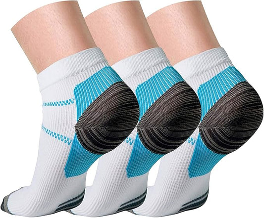 CHARMKING Compression Socks for Women & Men Circulation 15-20 mmHg is Best for Athletic Running Cycling Nurse Daily Wear