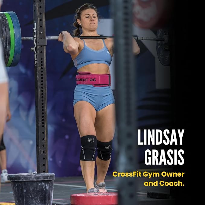 Element 26 Self-Locking Weight Lifting Belt - Premium Weightlifting Belt for Serious Functional Fitness and Olympic Lifting Athletes - Lifting Support for Men and Women - Deadlift Training Belt