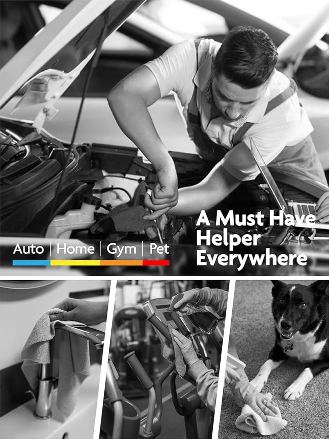 Fantasticlean Microfiber Cleaning Cloth Roll -75 Pack, Tear Away Microfiber Towels, 12" x 12", Reusable, Washable, Scratch Free, Ultra Absorbent for Car, Home Supplies (Forest Green)