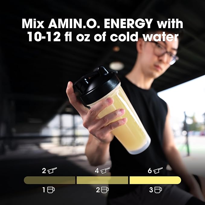 Optimum Nutrition Amino Energy Powder Plus Focus, with BCAA, Electrolytes, and Caffeine, Sunkissed Citrus, 65 Servings (Packaging May Vary)