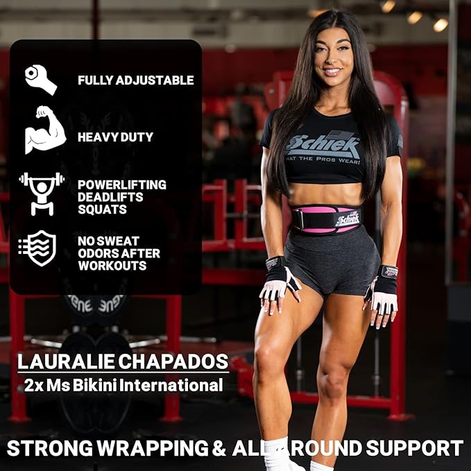 Schiek Sports 2006 Nylon 6 Inches Weight Lifting Belt - Support Belt for Power Lifting