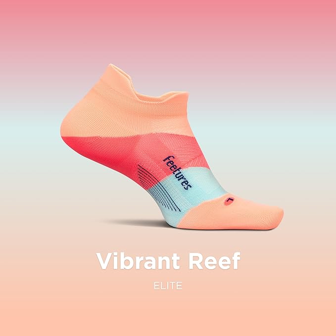 Feetures Elite Ultra Light Cushion Ankle Socks - Sport Sock with Targeted Compression