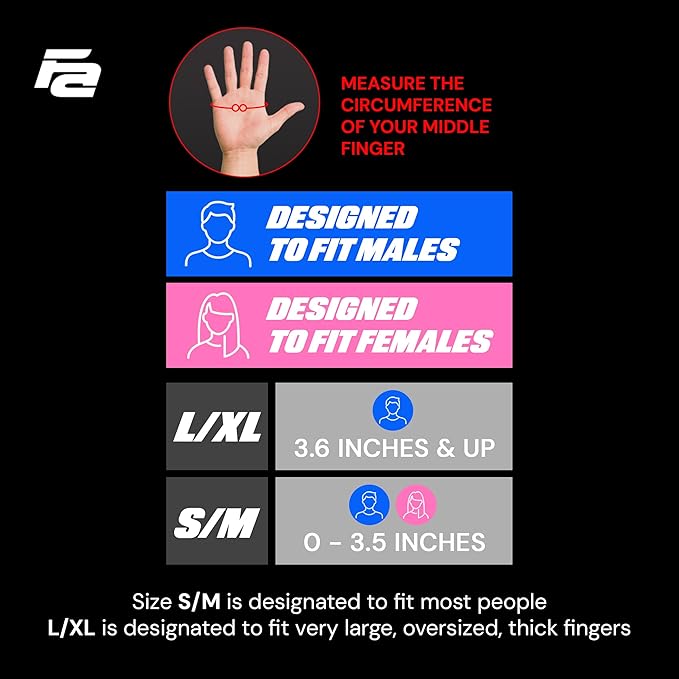 Fit Active Sports Workout Gloves for Gym - Durable Gym Grips, & Grip Pads - Rubber Padding to Avoid Calluses - Suits Men & Women