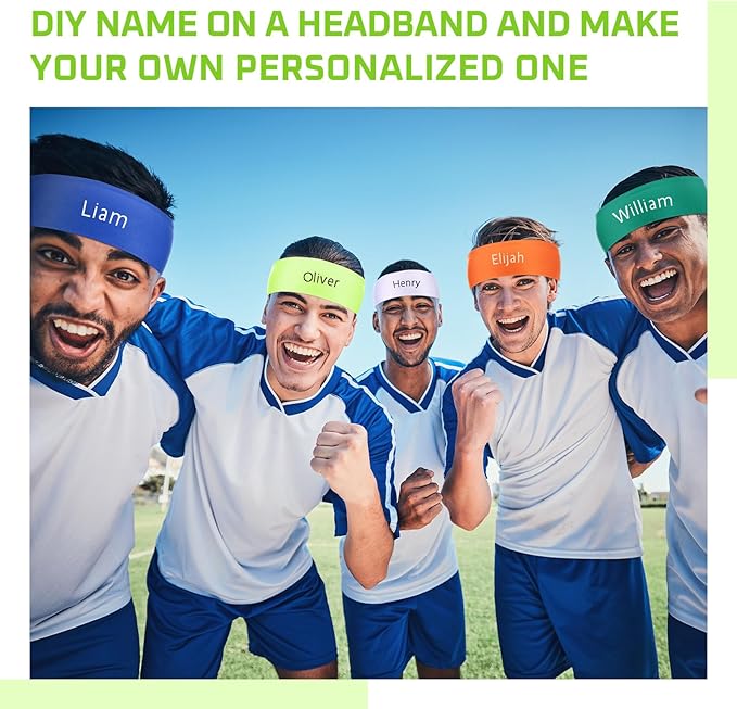 Hiboom 30 Pack Tie Headband Bulk Sports Tennis Head Tie Ninja Karate Tie Back Athletic Sweatbands Adjustable Hair Bands for Women Men Basketball, Football, Soccer, Running, Yoga Workout