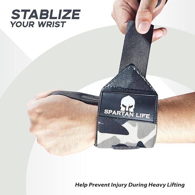 wrist wraps for weightlifting men & Women 18" Professional Quality Wrist Support with Heavy Duty Thumb Loop - Best Wrap for Powerlifting Competition, Strength Training, Bodybuilding