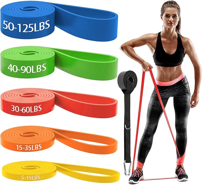 Resistance Bands for Working Out, Pull Up Assist Bands Set, Workout for Women and Men, Exercise Bands,Training, Plasticity, Physical Therapy at Home/Gym