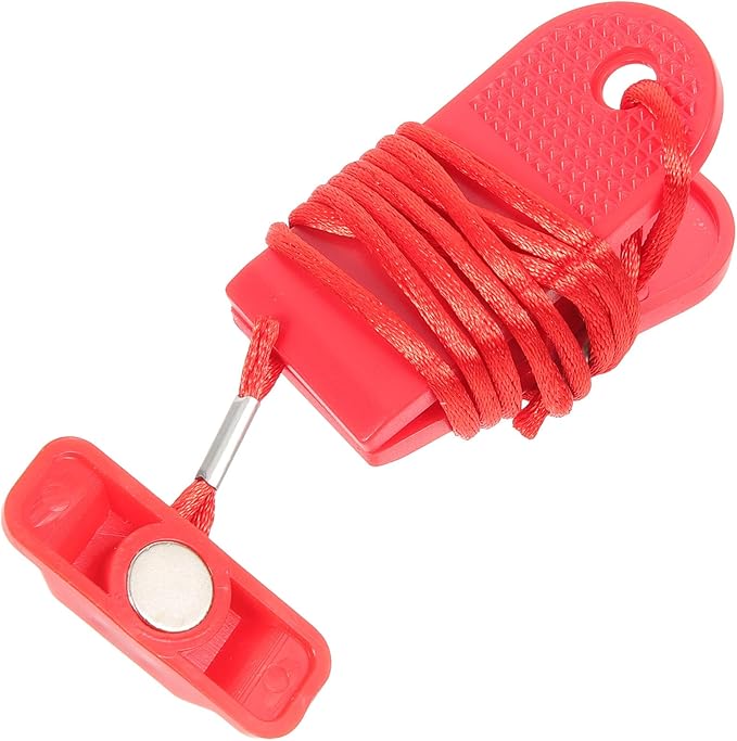 Treadmill Universal Safety Key Treadmill Magnet Lock Fitness Replacement Kit Sports Treadmill Emergency Stop for Running Machine Accessories Red