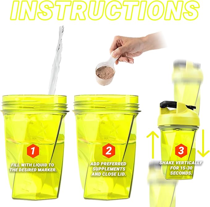 HELIMIX 1.5 Vortex Blender Shaker Bottle Holds upto 28oz | No Blending Ball or Whisk | USA Made | Portable Pre Workout Whey Protein Drink Shaker Cup | Mixes Cocktails Smoothies Shakes | Top Rack Safe