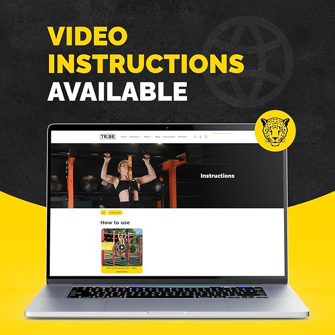 Pull Up Assistance Bands Set - 4 Heavy-Duty Pull Up Bands, Height Adjustable Strap & Comfortable Foot Strap - Stackable Pull Up Resistance Bands for Pull Ups