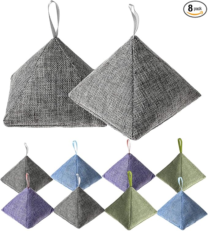 8 Pack Charcoal Bags Nature Fresh Activated Charcoal Odor Absorber Eliminator (8 x 200g)