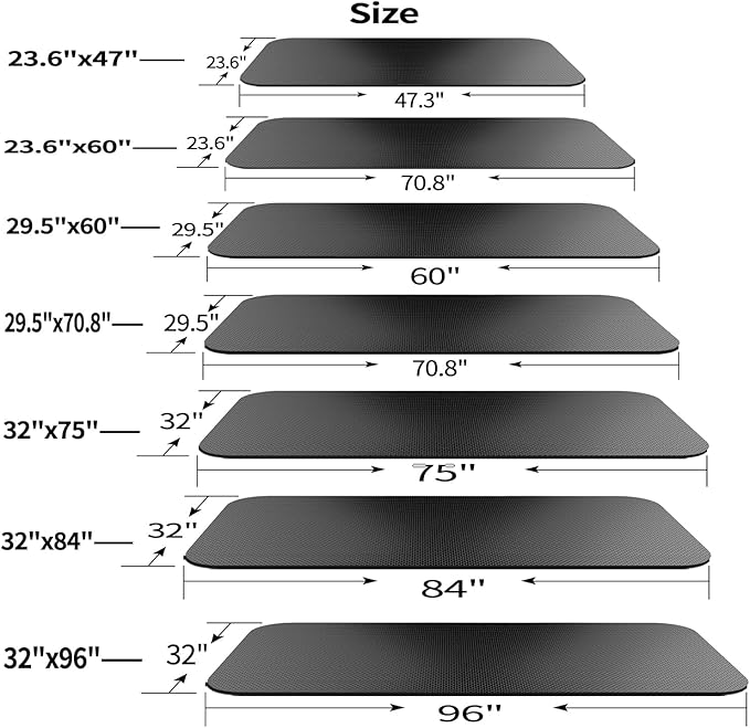 Treadmill Mat,Bike Mat Compatible with Peloton Bike Elliptical Treadmill,Folding Pad Exercise Equipment Under Exercise Trainer Pad for Stationary Indoor Spin