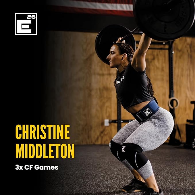 Element 26 Self-Locking Weight Lifting Belt - Premium Weightlifting Belt for Serious Functional Fitness and Olympic Lifting Athletes - Lifting Support for Men and Women - Deadlift Training Belt