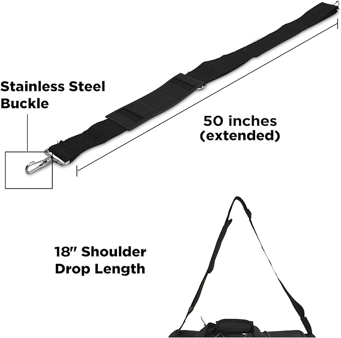 DALIX 25" Extra Large Vacation Travel Duffle Bag (Black, Grey, Navy Blue, Red, Camo)