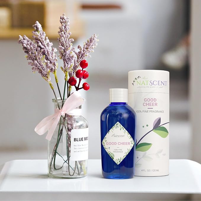 Good Cheer Essential Oils for Diffusers for Home, Nature-derived Citrus Essential Oil, Long-Lasting & Family-Friendly Diffuser Oils Scents, IFRA Certified, Cold Air & Ultrasonic - 4 oz