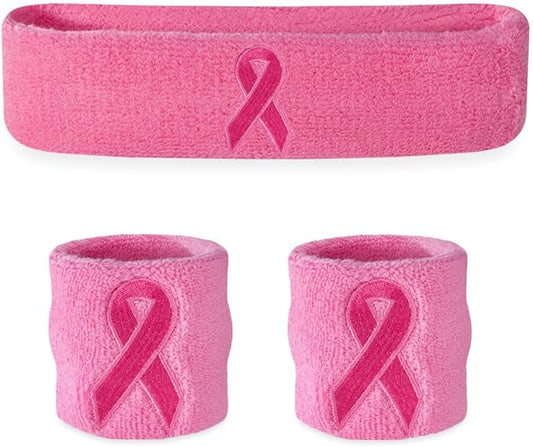 Suddora Sweatbands Set, Moisture Wicking 2 Wristbands and 1 Headband, Breathable Terry Cloth Athletic Bands for Basketball, Tennis, Yoga, Gym, Sweat Bands for Costumes and Cosplay