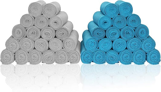Cooling Towels 40 Pack 40"x 12", 160gsm Bulk Cool Towels, Soft Breathable, Super Absorbent, Quick Cold Towel, for Bowling, Yoga, Travel, Camping, Golf, Football, Hiking, Outdoor Work