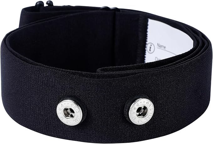 Compatible with Myzone MZ-SWITCH Strap Heart Rate Monitor Replacement Chest Beit Adjustable Soft Band Black