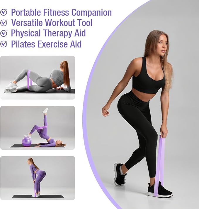 ASIEIT Home Pilates Kit for Women, Pilates Ring and Ball Set with 5 Resistance Bands, 9.8” Ball, 14.96'' Magic Circle, Pilates Equipment Set for Strength, Toning and Flexibility