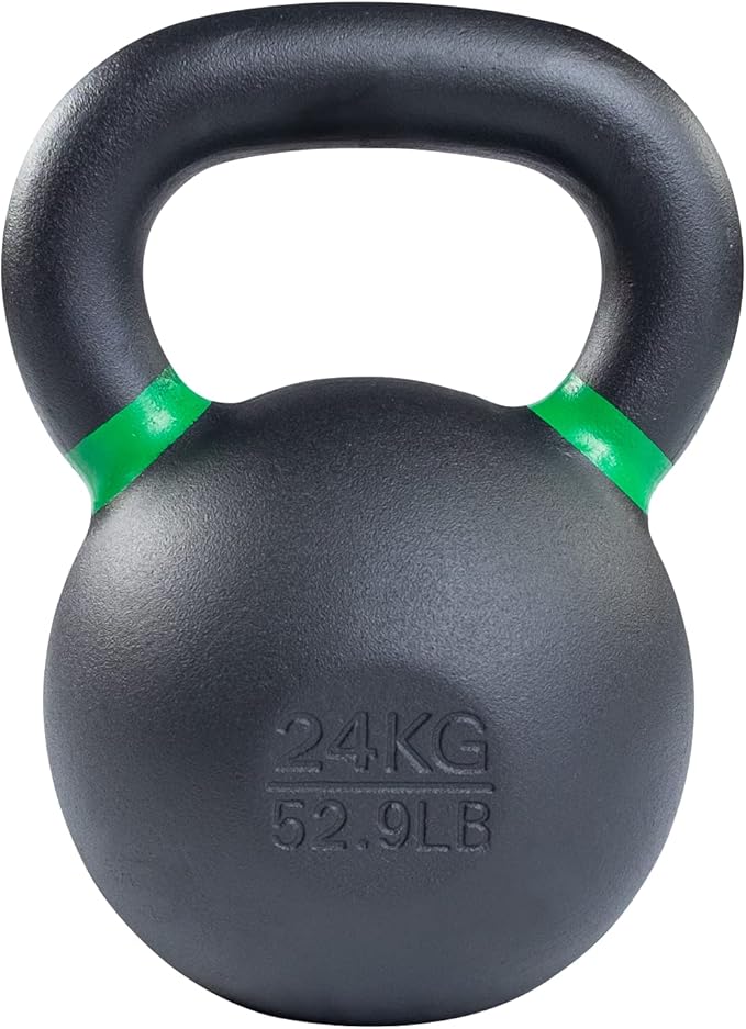 Body-Solid Single-Cast Gravity Casting Kettlebell with Kettles Grip Handle, Perfect Kettlebells for Weight Training and Core Workout, Cast Iron Kettle Bells for Men & Women.