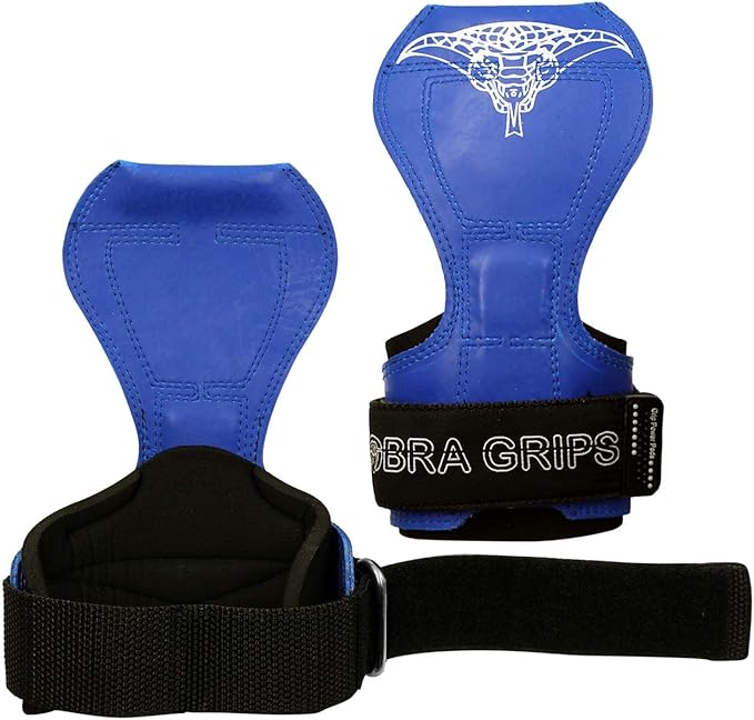 Cobra Grips PRO Weight Lifting Gloves Heavy Duty Straps Alternative Power Lifting Hooks for Deadlifts Adjustable Neoprene Padded Wrist Support Bodybuilding