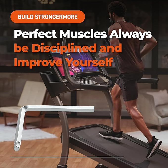 Treadmill Wrench Allen fit for 99% of Treadmills,Replacement for NoridicTrack, Proform,Bowflex and More Under Desk Treadmill & Portable Walking Folding Treadmill