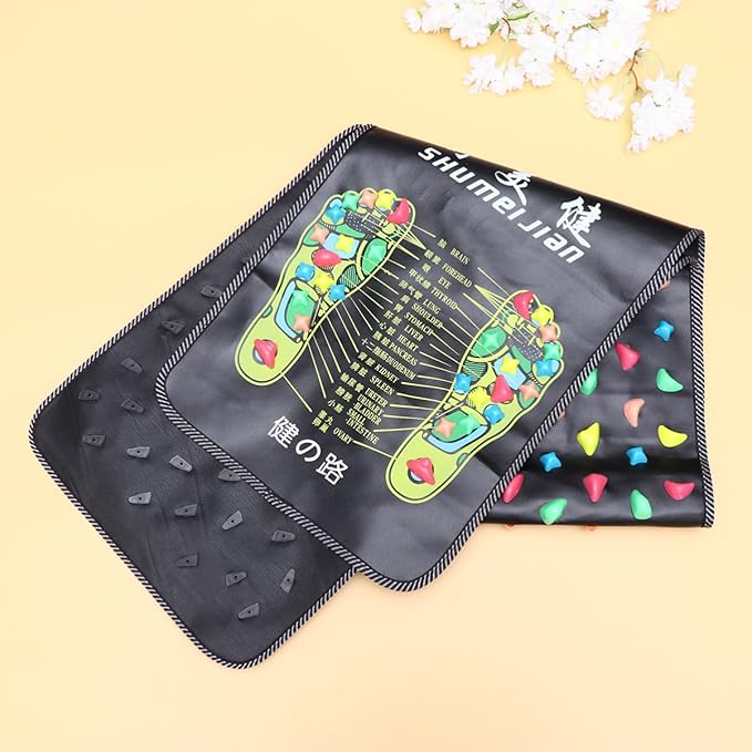 Healifty Cobblestone Trail Foot Massage Mat for Home Use Non-Slip Acupressure Pad for Relaxation and Pressure Relief