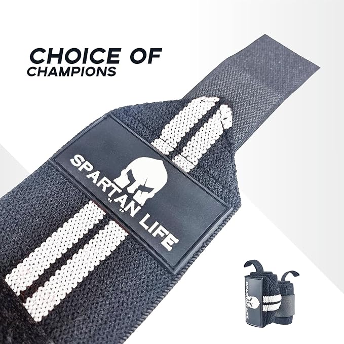 wrist wraps for weightlifting men & Women 18" Professional Quality Wrist Support with Heavy Duty Thumb Loop - Best Wrap for Powerlifting Competition, Strength Training, Bodybuilding