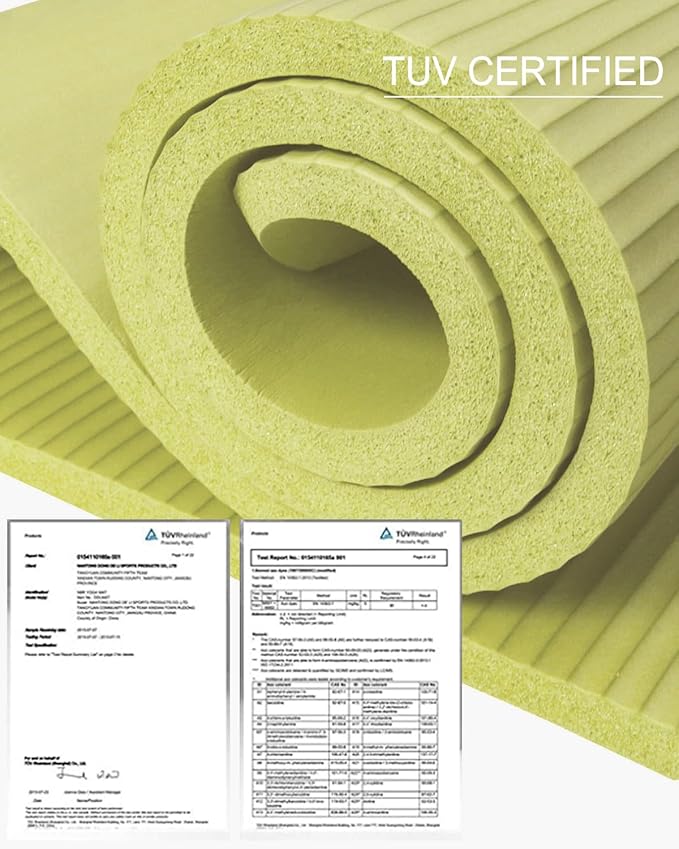 Large Yoga Mat 78"x 51" 20mm/15mm/10mm Thick Workout Mats for Home Gym, Extra Wide Workout for Women Men Gym Flooring Exercises