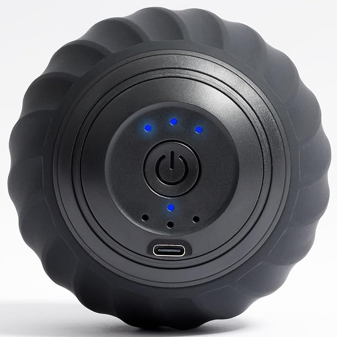 Frost Fit VibePro Pulse - Vibrating Massage Ball Massager - Deep Tissue Therapy Ball with 4 Speeds - Myofascial Release & Pain Relief