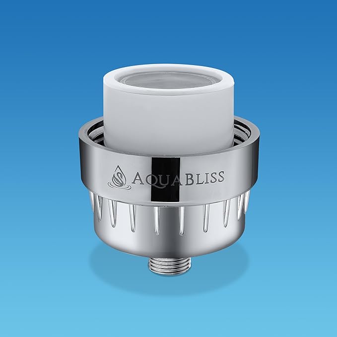 AquaBliss Replacement Multi-Stage Shower Filter Cartridge - Longest Lasting High Output Universal Shower Filter Reduces Chlorine & Toxins in SF220 or SF100. 3-Pack (SFC220)