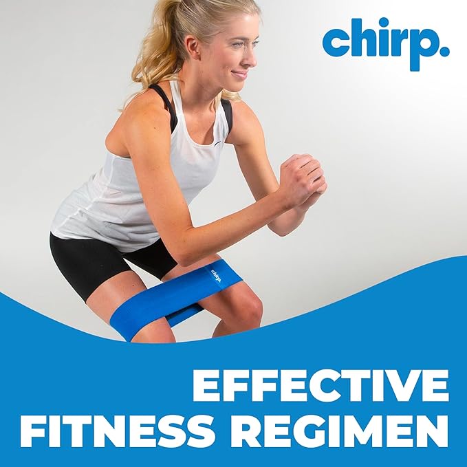 Chirp Premium Quality Resistance Bands - Versatile, Strength, Flexibility, and Physical Therapy, Durable Exercise, Gym, Workout Bands for Men and Women - 3 Levels of Resistance, 31.5 Inches.