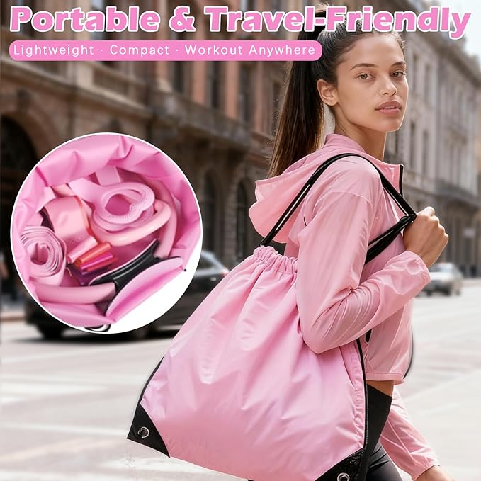 Pilates Kit for Home Workouts – Pilates Equipment Set with Ring, Ball, Resistance Bands, Pilates Accessories, Pilates Essentials Kit for Women, Yoga & Workout Sets, Pilates Sets for Home Exercise