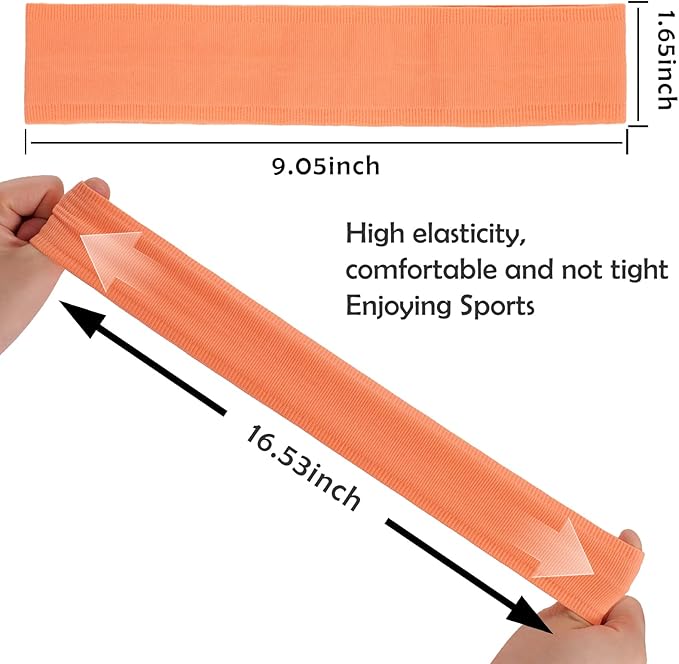 Workout Headbands Non Slip Headband Sport Headbands Sweatbands Elastic Sport Hair Bands for Sports Travel Indoor Fitness Gym