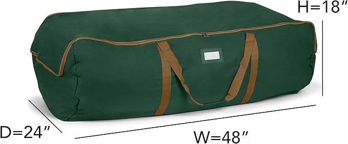 Covermates Keepsakes - Storage Duffel Bag - Heavy Duty Polyester - Reinforced Handles - Closet Storage, Green