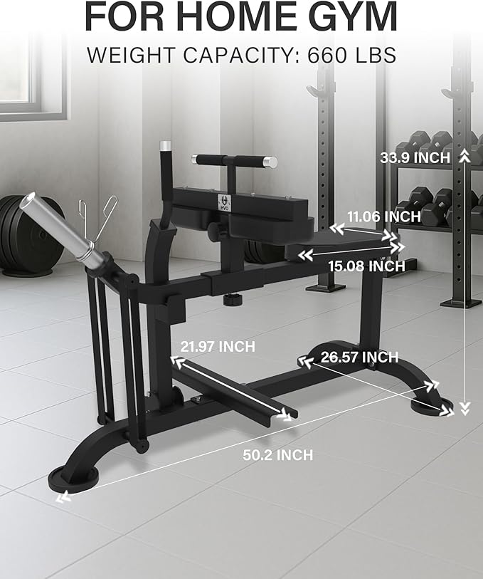 HVO Seated Calf Raise Machine: Calf Machine Home Gym Calf Workout Machine Leg Training and Exercise