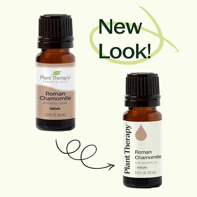 Plant Therapy Roman Chamomile Essential Oil 100% Pure, Undiluted, Natural Aromatherapy, Therapeutic Grade 10 mL (1/3 oz)