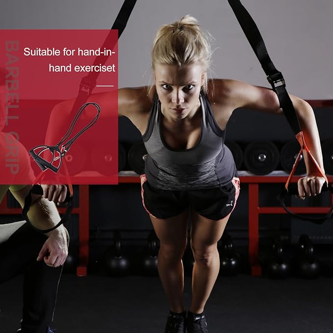 IMIKEYA Resistance Bands: 1 Pair Stepper Resistance Band Fitness Exercise Bands with Handles Fitness Bands Pull Ropes Exercising Bands Resistance Bands for Workout Strength Training at Home, Black