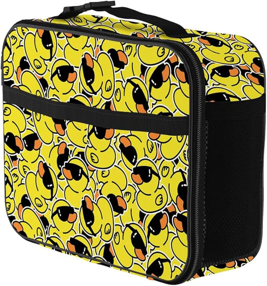 Duck Lunch Bag Reusable Insulated Lunch Box Keep Food Cooler Thermal Lunch Tote for Women Men