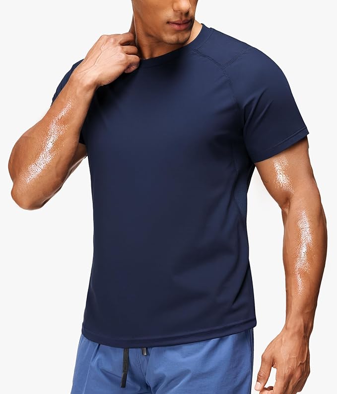 Junlan Sauna Shirt for Men -Waist Trainer Vest Gym Top for Running & Training