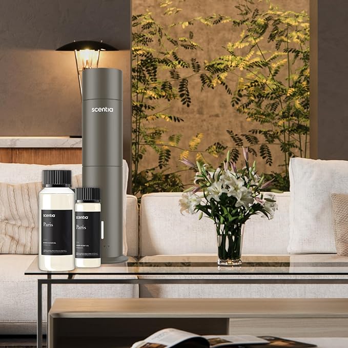 Scentia Hotel Fragrance Oil Inspired by The Hotel Costes - 120 mL 4.06 fl oz - Refill Diffuser Oil Blend Rose, Clove & Sandalwood Notes for Aromatherapy Diffusers - Paris