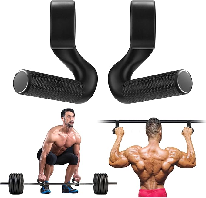 Neutral Grip Pull Up Handles - Heavy Duty Multi-Purpose Handles for Pull Ups & Deadlifts - Ergonomic Workout Handles & Exercise Machine Attachments with Premium Grips