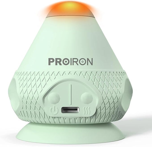 PROIRON Mountable Massage Ball Vibrating & Heating Hand Free,Deep Tissue Massage Trigger Point Therapy for Back Neck Feet Body, Myofascial Release Muscle Soreness & Joint Pain Relief