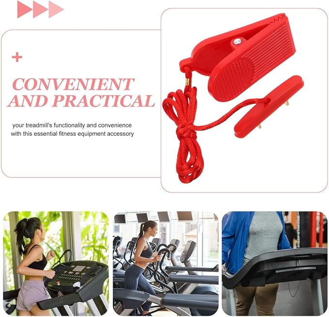 Running Treadmill Safety Lock Magnetic Key Fitness Machine Security to Use Accessory