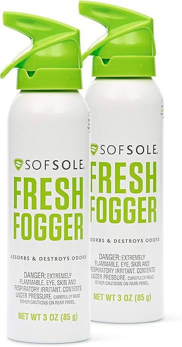 Sof Sole Fresh Fogger Shoe, Gym Bag, and Locker Deodorizer Spray