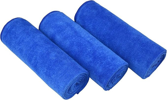 16" x 32"Gym Towels for Men & Women Microfiber Sports Towel Set Fast Drying & Absorbent Workout Sweat Towels for Fitness,Yoga, Golf,Camping 3-Pack Gift
