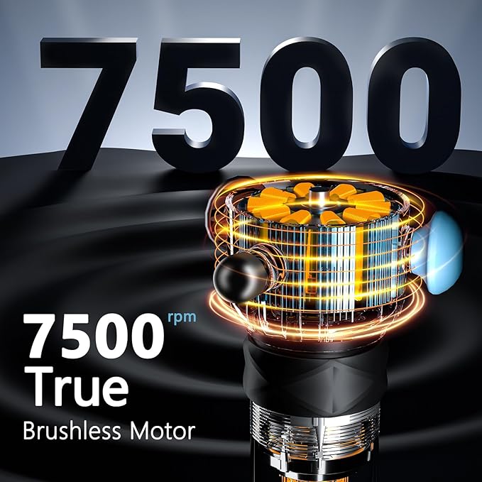 HYAKO Pro R1 Therapy Massager - Handheld Deep Tissue Vibration Massager for Full Body Pain Relief & Fascial limitation & Treats Sensitive Areas | Pressure Point Massage Tool (Upgraded)-Blue