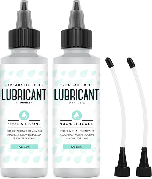 Silicone Treadmill Belt Lubricant/Lube - Easy to Apply Lubrication - Made in The USA - Treadmill Lubricant for Belt - 2 Pack