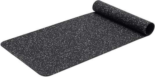 Treadmill Mat for Hardwood Floors - 100% Recycled Rubber Mat for Home Gym Flooring, Durable Workout Fitness Mats, Walking Pad Exercise Bike Equipment Mat, Non-Slip 0.16" Thick, Grey
