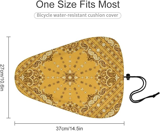 Waterproof Bike Seat Cover with Drawstring Waterproof Bike Seat Rain Cover Seat Protective Water Resistant Bicycle Saddle Rain Dust Cover